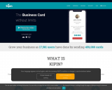 Kipin – With over 20thousands users, the most popular Italian Digital Business Card